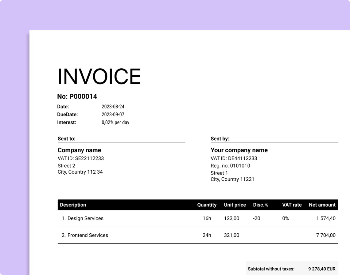 Invoice Generator